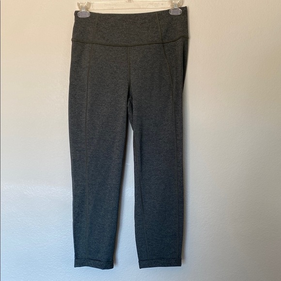 Lucy casual pants Heather green women’s medium side zip EUC - Picture 1 of 6
